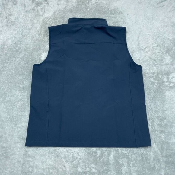32 Degrees Mens Navy Soft Shell Vest L Full Zip Lightweight a1121 - Picture 7 of 8